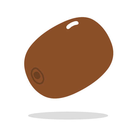 Kiwi fruit icon logo vector illustration isolated on white background, kiwi fruit illustrationのイラスト素材