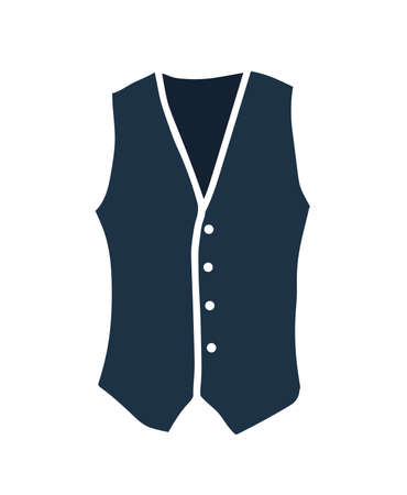 Waistcoat illustration vector isolated on white backgroundのイラスト素材
