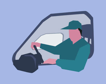 driver vector designのイラスト素材