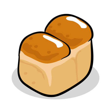 Bread vector clip artのイラスト素材