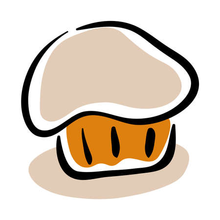 Sweet Muffin vector illustrationのイラスト素材