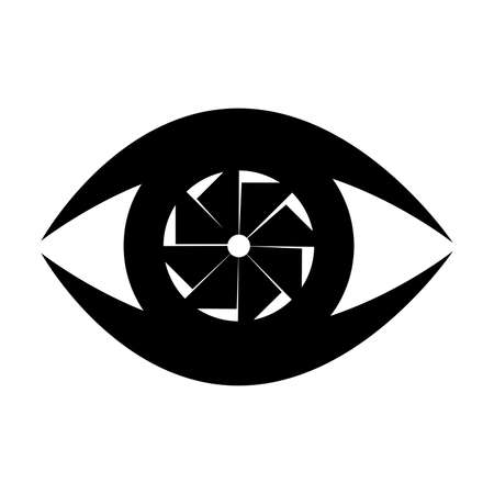 Close-up of a eye Vector illustration.のイラスト素材