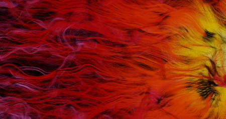Abstract multi-colored background of threads 3d renderingの写真素材