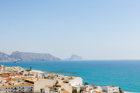 Panoramic view of the city of Alicante, Spain.