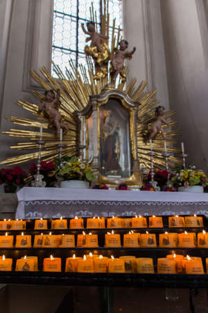 Heiliggeistkirche is a Gothic hall church in Munich, originally belonging to the Hospice of the Holy Ghost (14th century)のeditorial素材