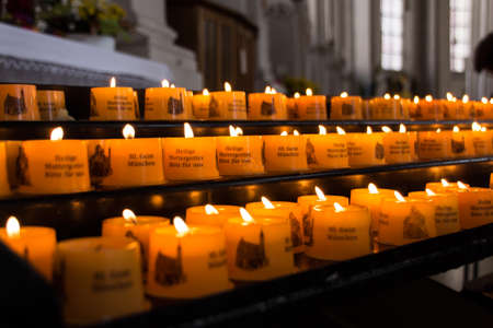 Heiliggeistkirche is a Gothic hall church in Munich, originally belonging to the Hospice of the Holy Ghost (14th century)のeditorial素材