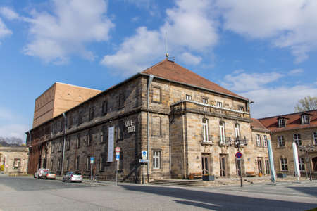The Town Hall Theatre in Bayreuth is one of the most cultural buildings in the city and is located at Friedrichstrae Ludwigstrae in the center of the cityのeditorial素材