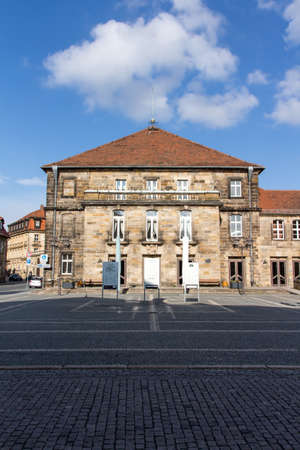The Town Hall Theatre in Bayreuth is one of the most cultural buildings in the city and is located at Friedrichstrae Ludwigstrae in the center of the cityのeditorial素材