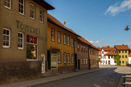 Buildings in the inner city of Roemhildのeditorial素材