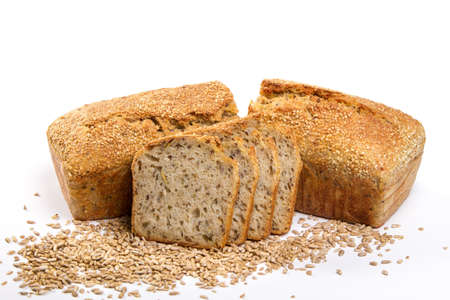 Homemade wholemeal breadの写真素材