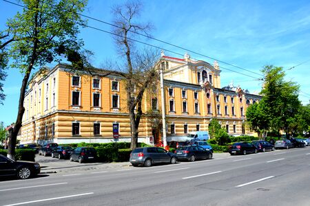 Street in the center of Cluj-Napocaのeditorial素材