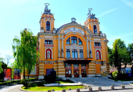 Old church in the center of Cluj-Napocaのeditorial素材