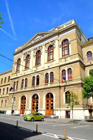 Official building in Cluj-Napoca-Universityのeditorial素材
