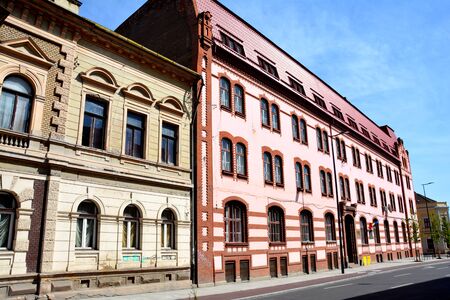 Old building in downtown Cluj-Napocaのeditorial素材