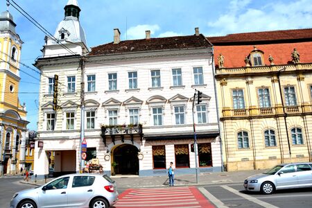Old houses in Cluj-Napocaのeditorial素材