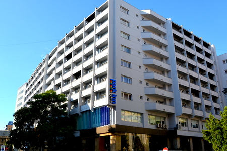 Block of flats in Bucharestのeditorial素材