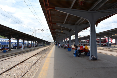 Railstation Bucharestのeditorial素材