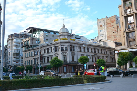 Downtown Bucharestのeditorial素材