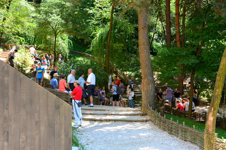 Holy cave in Sica Veche, Fagarasのeditorial素材