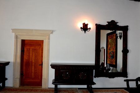 Castle Fagaras, Construction of the fortress began in 1310, over an old fortification of earth and wood dating from the twelfth century. The purpose of building the city was essentially strategic, more precisely in defense of southern Transylvania incursiのeditorial素材