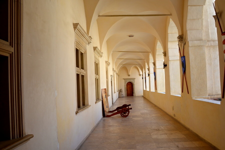 Fortress Fagaras, Construction of the fortress began in 1310, over an old fortification of earth and wood dating from the twelfth century. The purpose of building the city was essentially strategic, more precisely in defense of southern Transylvania incurのeditorial素材