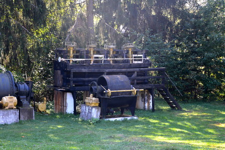 Museum of the gold mine in Rosia Montana, a commune of Alba County in the Apuseni Mountains of western Transylvania, Romania.The rich mineral resources of the area have been exploited since Roman times or before.のeditorial素材