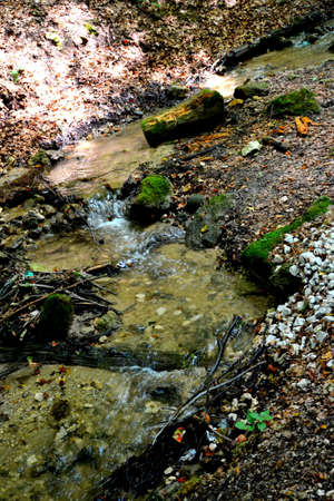 River.  Landscape in Poiana Brasov Road to the winter and touristic station Poiana Brasov, 12 km...