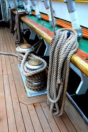 Constanta harbor at Black Sea. Mast. Marine Ship-School "Mircea" Constan?a historically known as Tomis, is the oldest continuously inhabited city in Romania. It was founded around 600 BC. The city is located in the Dobruja region of Romania, on the Black のeditorial素材