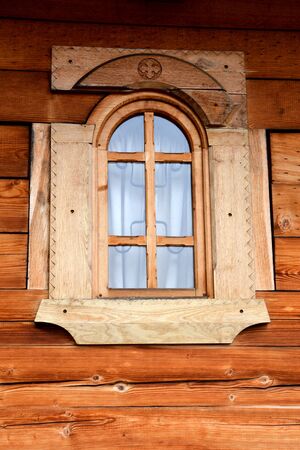 Cells of the monks. Autumn color in Saint Ana-Rohia Monastery. Typical rural landscape in the forests of Transylvania, Romaniaの写真素材