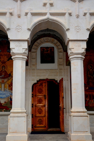Saint Ana-Rohia Monastery is set in a special natural place on the hillside of a hill. It was built in 1926のeditorial素材