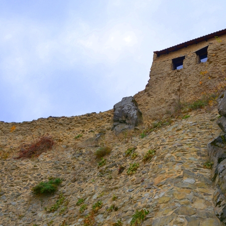 Rupea -Reps - fortress Medieval vestiges. It was Dacian settlement (Rumidava) and later, during the Roman occupation, the name was changed to Rupes (rock or stone - in Latin).のeditorial素材