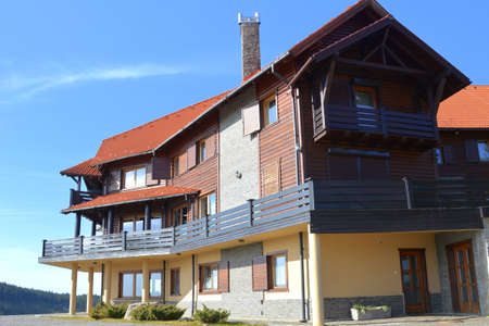 House in the Pyrenees, Huesca, Aragon, Spainの写真素材