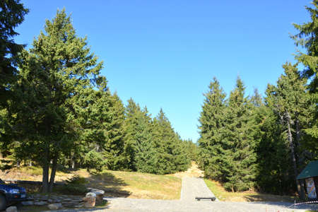 Landscape of Vitosha Mountain, Sofia City Region, Bulgariaの写真素材