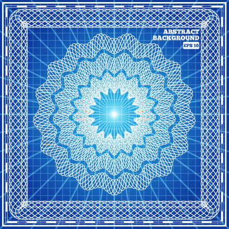 Abstract blue background. Vector illustration.のイラスト素材