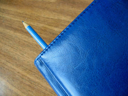 This is  open blank daily notebook, organizerの写真素材