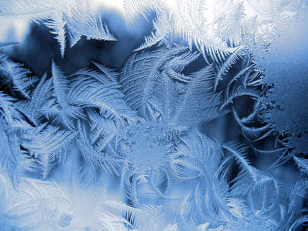 This is snow pattern on winter window
