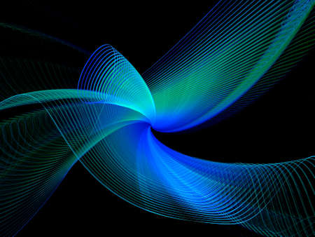 Abstract multicolored spiral fractal pattern. Computer generated graphics.