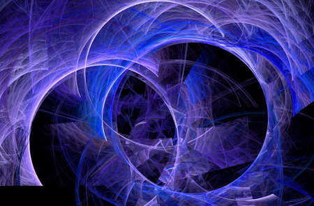 Abstract multicolored fractal pattern. Computer generated graphics.