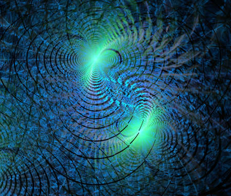 Computer generated background of abstract fractal shapes