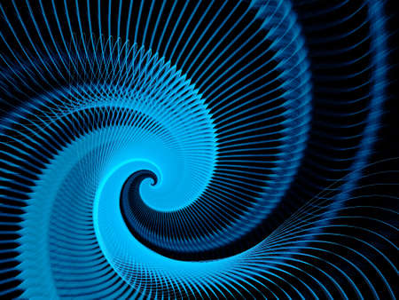 Abstract fractal computer generated composition with spiral shapesの写真素材