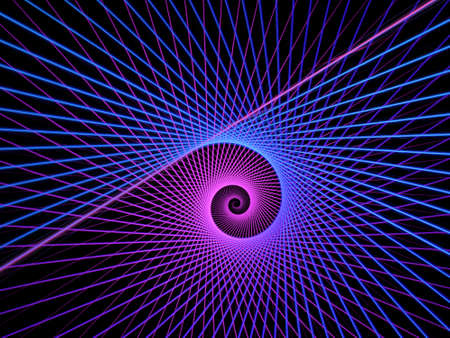 Abstract fractal computer generated composition with spiral shapesの写真素材