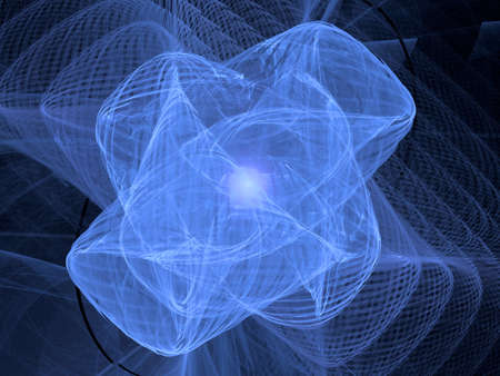 Computer generated background of abstract fractal shapesの写真素材