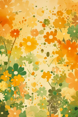 floral background - perfect background with space for your text or image, generative aiの素材