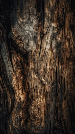 Old wood texture. Dark wood texture. Dark wood texture background., generative aiの素材