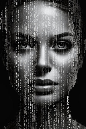 womans face words faces precisely define encrypted vector design poster package young woman, generative aiの素材