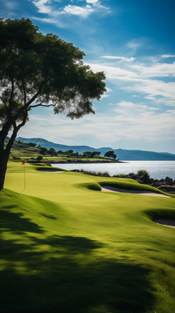 golf course tree deep turkey princess eight heads sand sea ancient greek consumer electronics good news sunday precious metals luxury lifestyle relentlessly day beach halos, generative aiの素材