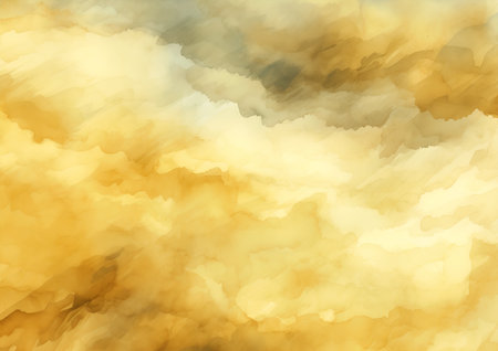 plane sky dry brush texture young volumetric clouds fog tall golden heavenly gates burnt yellow upon bellowing princess mountain, generative aiの素材