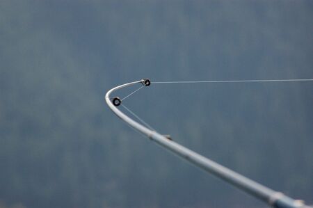 detail - string of fishing rod の写真素材