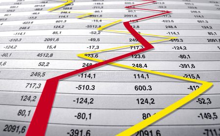 financial crisis news. chart and  statistics