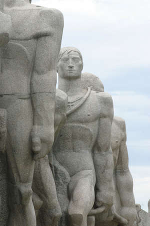 bandeiras monument in sao pauloのeditorial素材